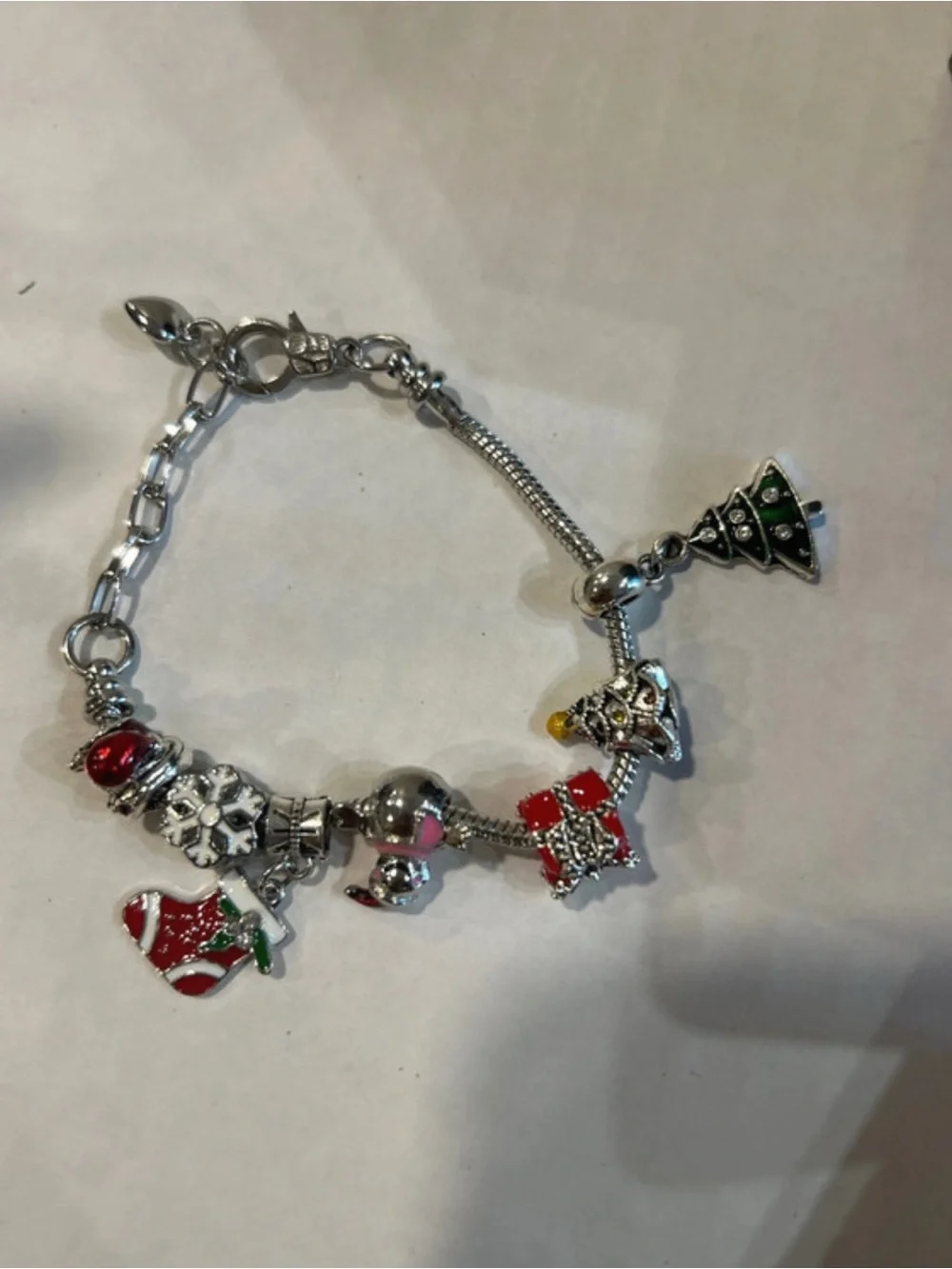 The Girl's Treasure Christmas Jewelry Advent Calendar - Red & Green Holiday Set